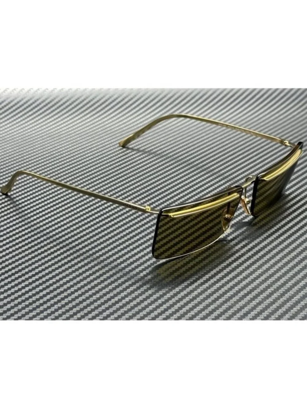 New PRADA Men Gold Sunglasses 60-14-145